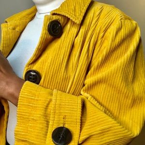 Oversized corduroy jacket
